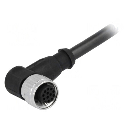Mufă M12 12 PIN mamă DeviceNet/CANopen cu cablu 2m | Electronic-mag.ro | Componente Electronice