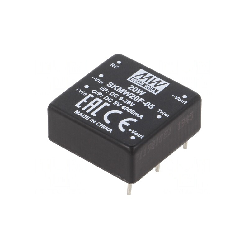 Convertor DC/DC 20W 9-36V la 5V 4A THT | Electronic-mag.ro | Componente Electronice Convertor DC/DC 20W 9-36V la 5V 4A THT | Electronic-mag.ro | Componente Electronice