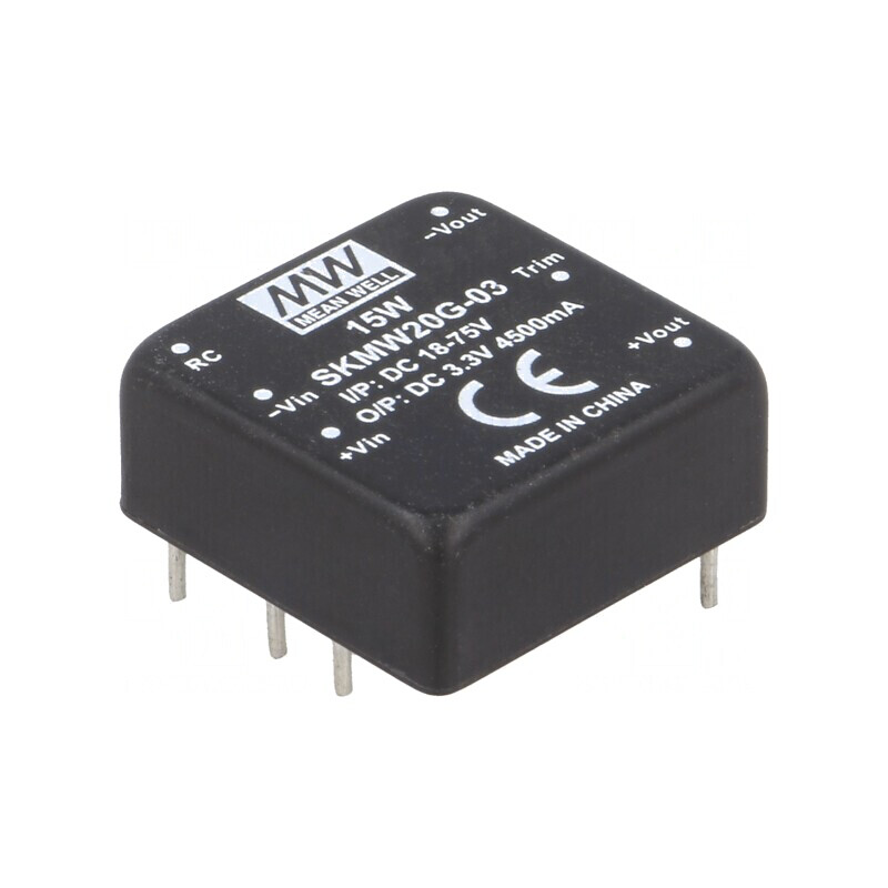 Convertor DC/DC 20W 18-75V la 3.3V 4500mA | Electronic-mag.ro | Componente Electronice Convertor DC/DC 20W 18-75V la 3.3V 4500mA | Electronic-mag.ro | Componente Electronice