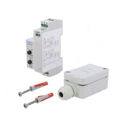 Întrerupător Crepuscular pentru Şină DIN 230VAC SPDT IP20 | Electronic-mag.ro | Componente Electronice