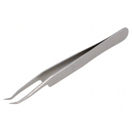 Pensetă Precizie 115mm Vârf Curbat | Electronic-mag.ro | Componente Electronice
