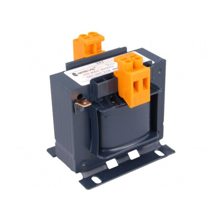 Transformator alimentare 63VA 400VAC 24V cu bandă cleme | Electronic-mag.ro | Componente Electronice