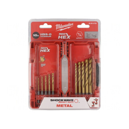 Set Burghie Metal Impact Oțel Rapid HSS-G | Electronic-mag.ro | Componente Electronice