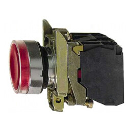 Comutator Acționat prin Apăsare 22mm 1NC/1NO XB4BW34B5 | Electronic-mag.ro | Componente Electronice