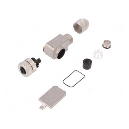 Mufă M12 5 PIN Mamă Profibus IP67 4A | Electronic-mag.ro | Componente Electronice