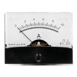 Ampermetru de Panou 0-10A DC Clasa 2 | Electronic-mag.ro | Componente Electronice