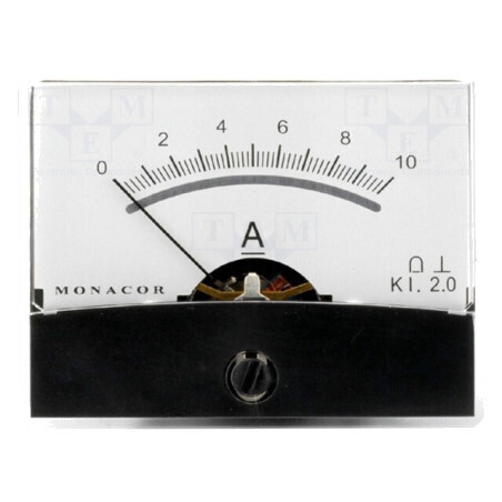 Ampermetru de Panou 0-10A DC Clasa 2 | Electronic-mag.ro | Componente Electronice