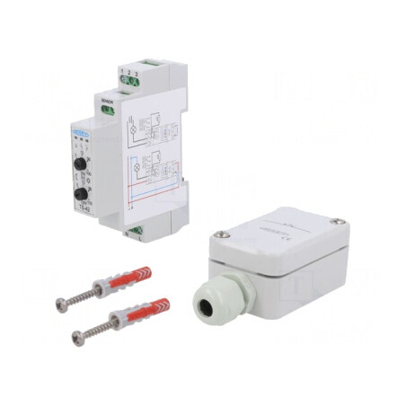 Întrerupător crepuscular pentru şină DIN 230V | Electronic-mag.ro | Componente Electronice