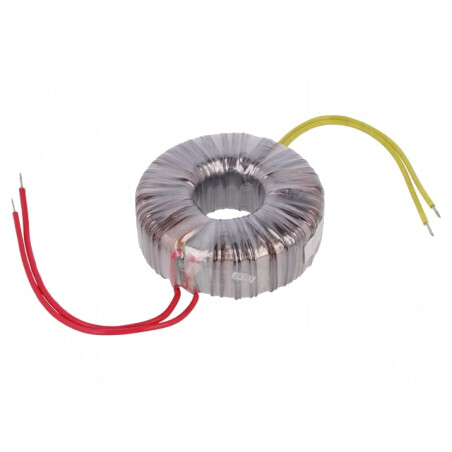 Transformator toroidal 80VA 230V 12V 6.66A cu cabluri | Electronic-mag.ro | Componente Electronice