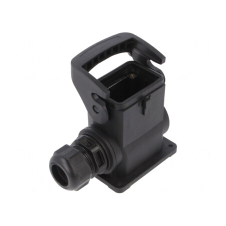 Carcasă pentru Conectori HDC Han-Eco B 6B Drept | Electronic-mag.ro | Componente Electronice