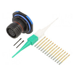 Conector militar dimensiune 11 MIL-DTL-38999 Series III mamă | Electronic-mag.ro | Componente Electronice