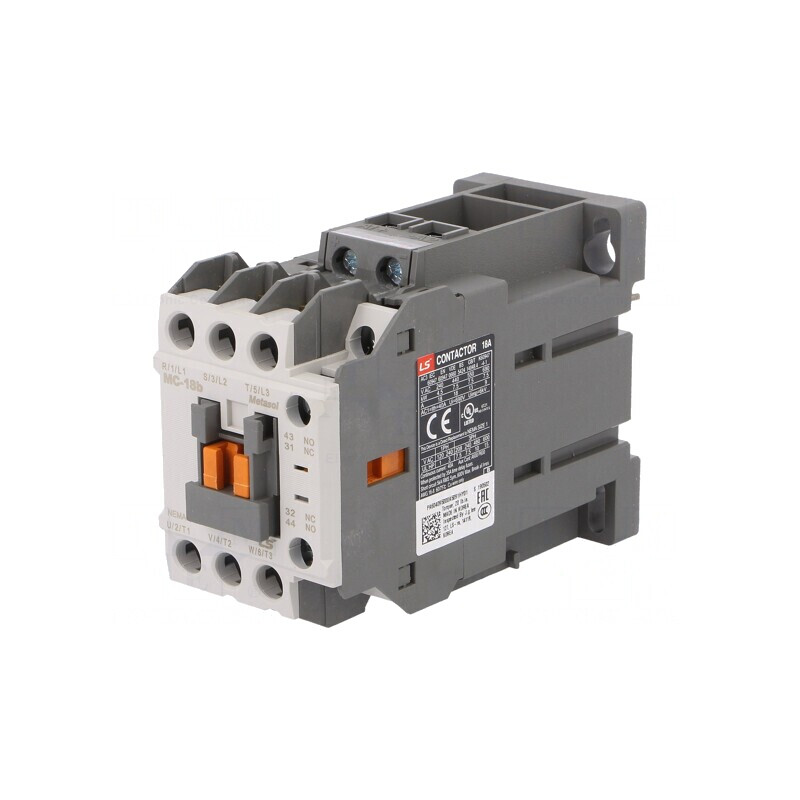 Contactor 3-Pole 24VDC 18A 1NO/1NC | Electronic-mag.ro | Componente Electronice