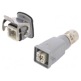 Set Conector HDC Tată-Mamă 4 PIN | Electronic-mag.ro | Componente Electronice