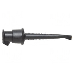 Clips de măsurare cu cârlig negru 5A 60VDC 2,29mm | Electronic-mag.ro | Componente Electronice