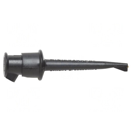Clips de măsurare cu cârlig negru 5A 60VDC 2,29mm | Electronic-mag.ro | Componente Electronice