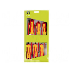 Set Șurubelnițe Izolate 6 Bucăți Pozidriv și Plată | Electronic-mag.ro | Componente Electronice