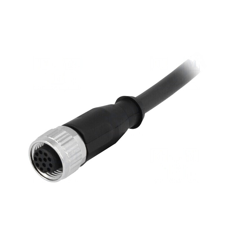 Mufă M12 12-Pin Mamă DeviceNet/CANopen 2m Drept | Electronic-mag.ro | Componente Electronice