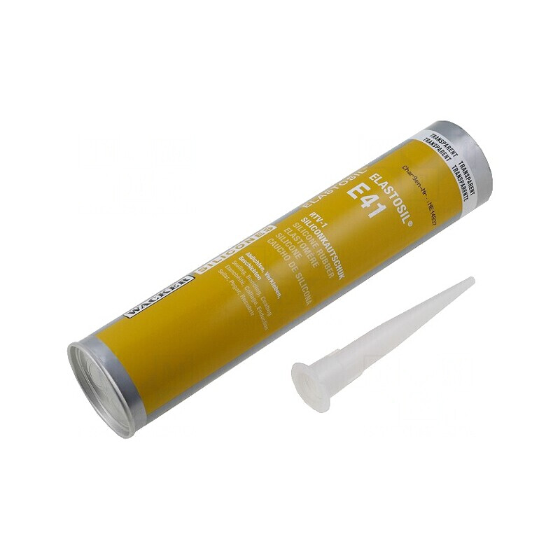 Gumă siliconică incoloră 310ml ELASTOSIL E41 | Electronic-mag.ro | Componente Electronice Gumă siliconică incoloră 310ml ELASTOSIL E41 | Electronic-mag.ro | Componente Electronice
