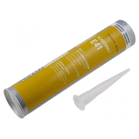 Gumă siliconică incoloră 310ml ELASTOSIL E41 | Electronic-mag.ro | Componente Electronice