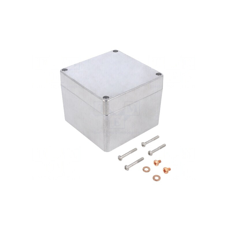 Carcasă Universală Aluminiu 100x100x80mm | Electronic-mag.ro | Componente Electronice