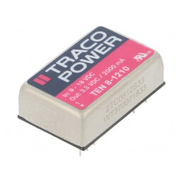 Convertor DC/DC 8W 9-18V la 3.3V 2000mA DIP24 | Electronic-mag.ro | Componente Electronice