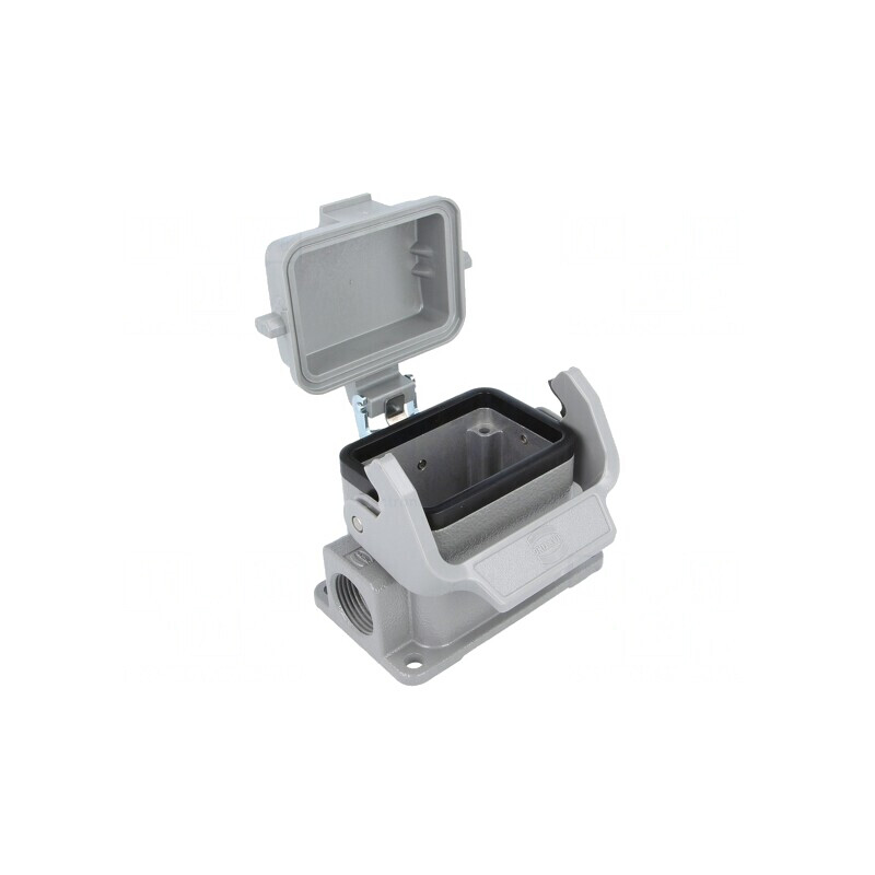 Carcasă pentru conectori HDC Han B 6B cu clichet | Electronic-mag.ro | Componente Electronice