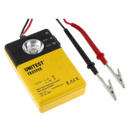 Tester Continuitate Cabluri Clipsuri Crocodil UNITEST TESTFIX 9023 | Electronic-mag.ro | Componente Electronice