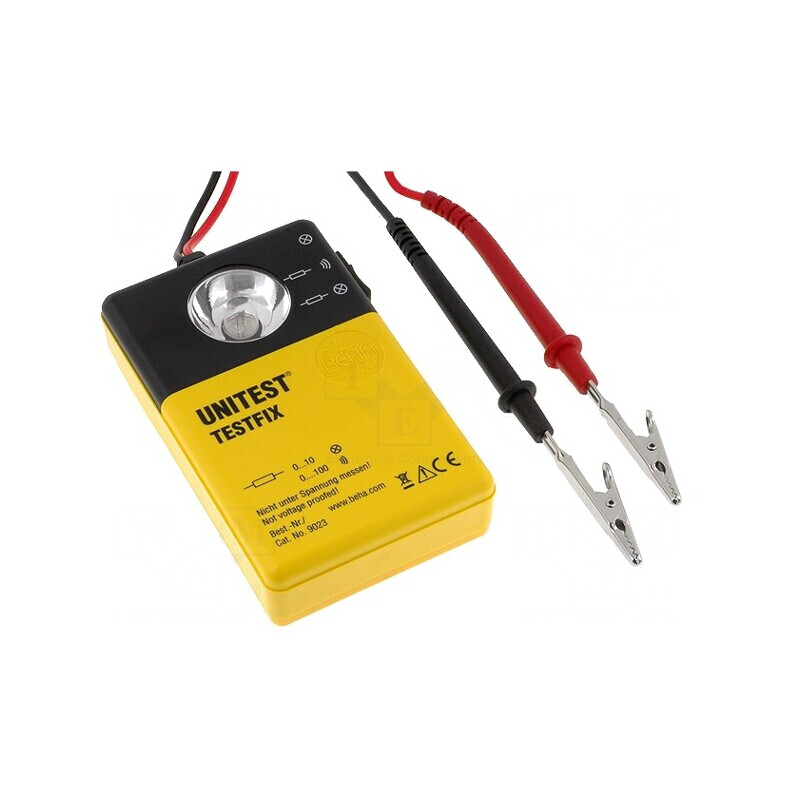 Tester Continuitate Cabluri Clipsuri Crocodil UNITEST TESTFIX 9023 | Electronic-mag.ro | Componente Electronice Tester Continuitate Cabluri Clipsuri Crocodil UNITEST TESTFIX 9023 | Electronic-mag.ro | Componente Electronice