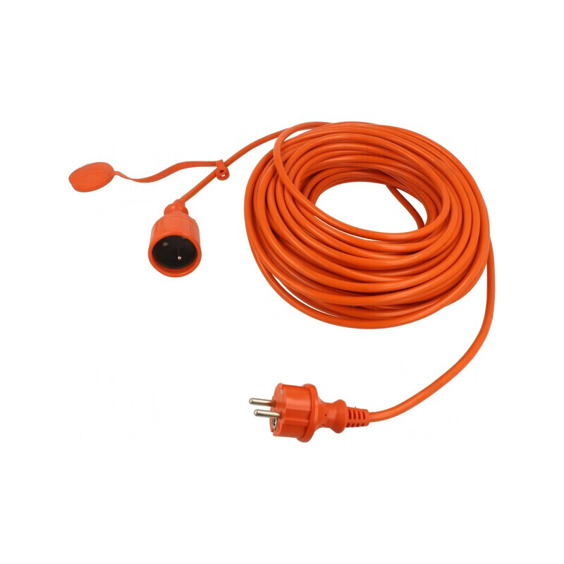 Prelungitor alimentare 30m portocaliu 10A | Electronic-mag.ro | Componente Electronice