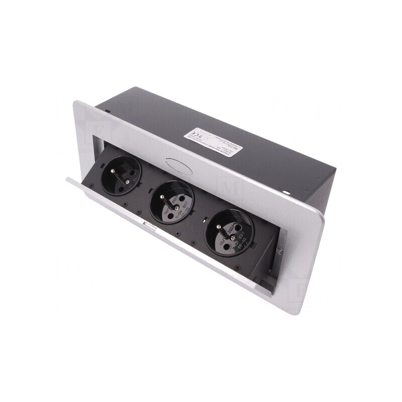 Prelungitor 3 Prize Argintiu 16A 2500W IP20 | Electronic-mag.ro | Componente Electronice Prelungitor 3 Prize Argintiu 16A 2500W IP20 | Electronic-mag.ro | Componente Electronice
