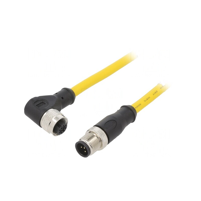 Cablu de conectare M12 5 pini 5m IP68 | Electronic-mag.ro | Componente Electronice