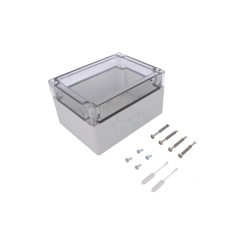 Carcasă Universală ABS Gri 122x162x90mm | Electronic-mag.ro | Componente Electronice