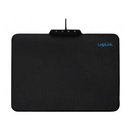 Mouse pad negru cu LED 360x260mm | Electronic-mag.ro | Componente Electronice