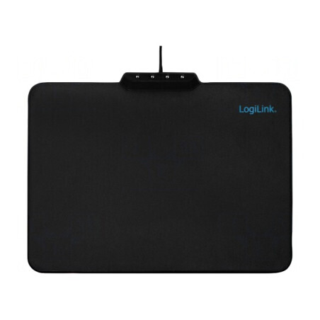 Mouse pad negru cu LED 360x260mm | Electronic-mag.ro | Componente Electronice