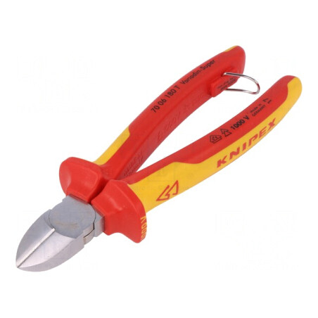 Clește lateral izolat 180mm oțel crom-vanadiu | Electronic-mag.ro | Componente Electronice