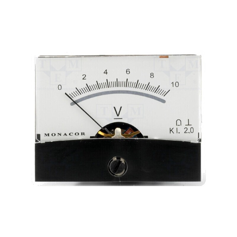 Voltmetru de Panou 0-10V Clasa 2 Ø37,5mm | Electronic-mag.ro | Componente Electronice Voltmetru de Panou 0-10V Clasa 2 Ø37,5mm | Electronic-mag.ro | Componente Electronice