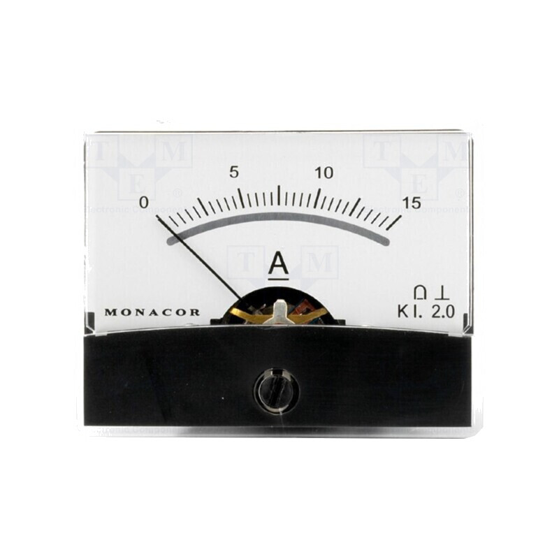 Ampermetru de Panou DC 0-15A Clasa 2 | Electronic-mag.ro | Componente Electronice