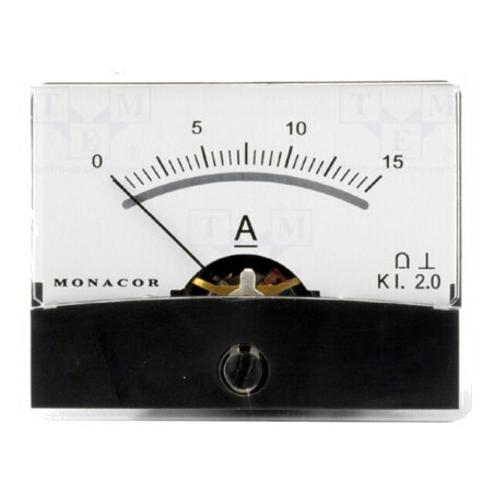 Ampermetru de Panou DC 0-15A Clasa 2 | Electronic-mag.ro | Componente Electronice