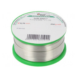 Sârmă de lipit fără plumb 0,7mm 0,25kg | Electronic-mag.ro | Componente Electronice