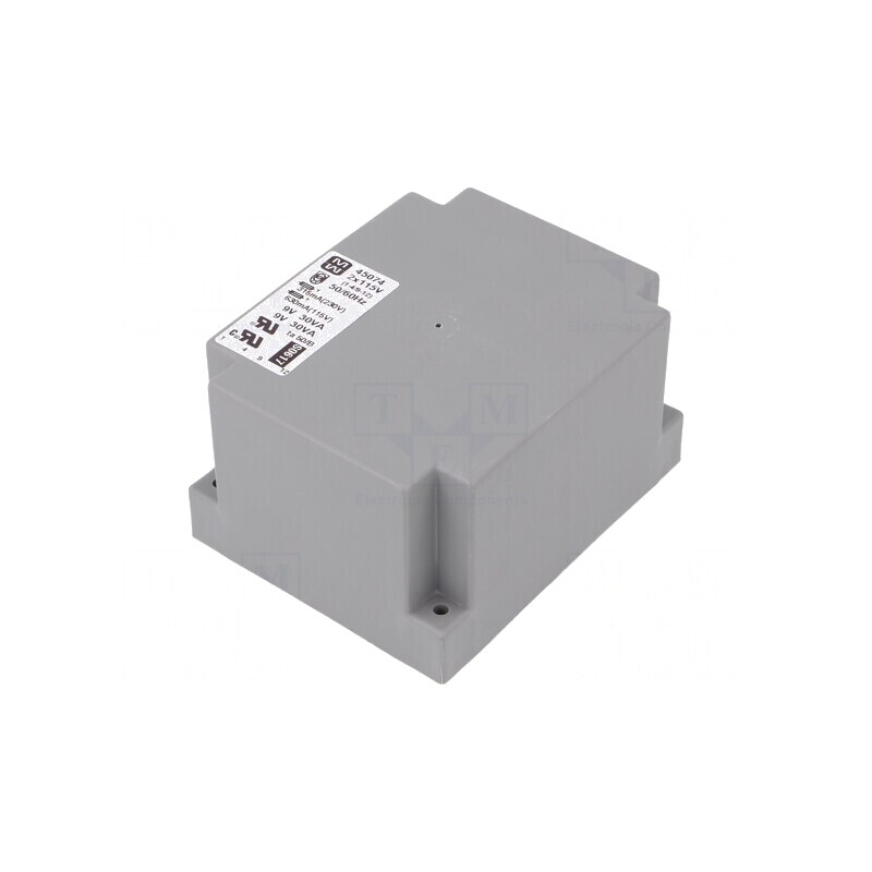 Transformator încapsulat 60VA 115/230V 9V 9V 3333mA | Electronic-mag.ro | Componente Electronice