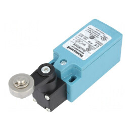Limitator cursă manetă metalică 25mm cu rolă 17mm | Electronic-mag.ro | Componente Electronice