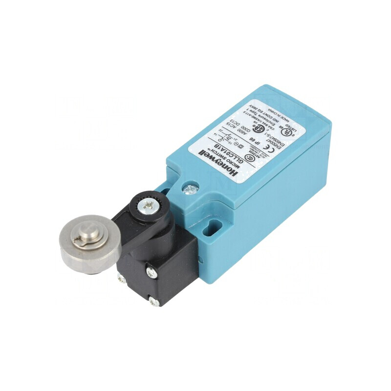 Limitator cursă manetă metalică 25mm cu rolă 17mm | Electronic-mag.ro | Componente Electronice
