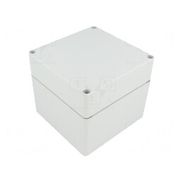 Carcasă Universală Gri 120x122x105mm IK08 PC | Electronic-mag.ro | Componente Electronice