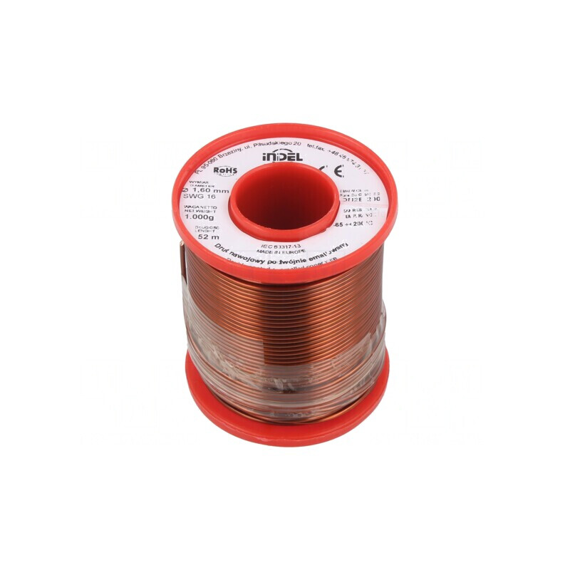 Sârmă Dublu Emailată 1,6mm 1kg Cu | Electronic-mag.ro | Componente Electronice
