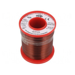 Sârmă Emailată Dublu 1.7mm 1kg Cu 65-200°C | Electronic-mag.ro | Componente Electronice