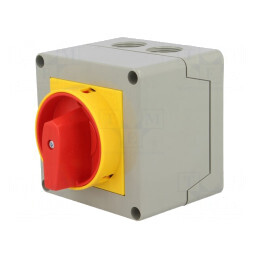 Comutator cu came 20A 0-1 3 poli în carcasă | Electronic-mag.ro | Componente Electronice