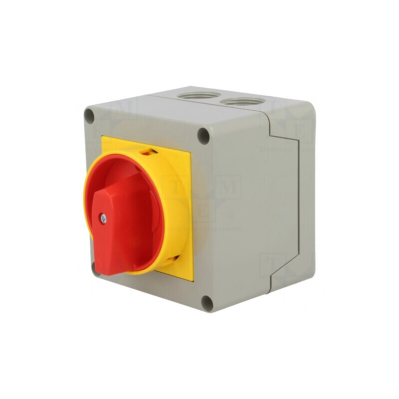 Comutator cu came 20A 0-1 3 poli în carcasă | Electronic-mag.ro | Componente Electronice