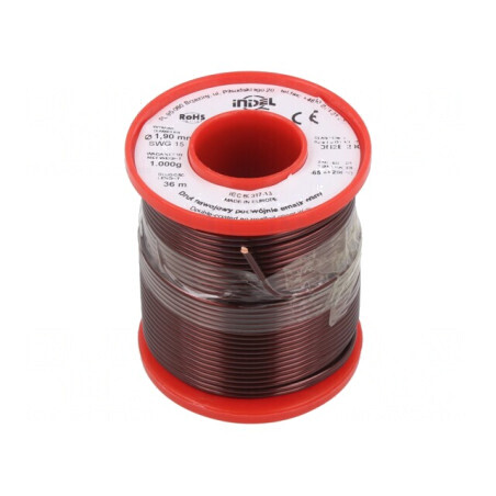 Sârmă Dublu Emailată 1,9mm 1kg Cu | Electronic-mag.ro | Componente Electronice