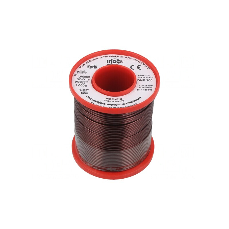 Sârmă Bobină Emailată Cupru 1,6mm 1kg | Electronic-mag.ro | Componente Electronice