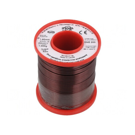 Sârmă Bobină Emailată Cupru 1,6mm 1kg | Electronic-mag.ro | Componente Electronice